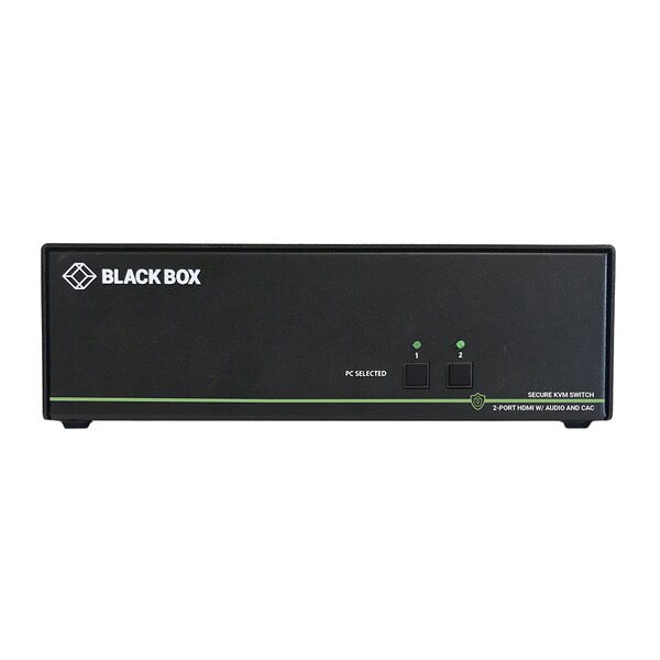 Black Box BLACK BOX Secure Niap 3.0 Kvm Switch - Dual-Head, Hdmi, Cac, 4K, 2-Port SS2P-DH-HDMI-UCAC - main